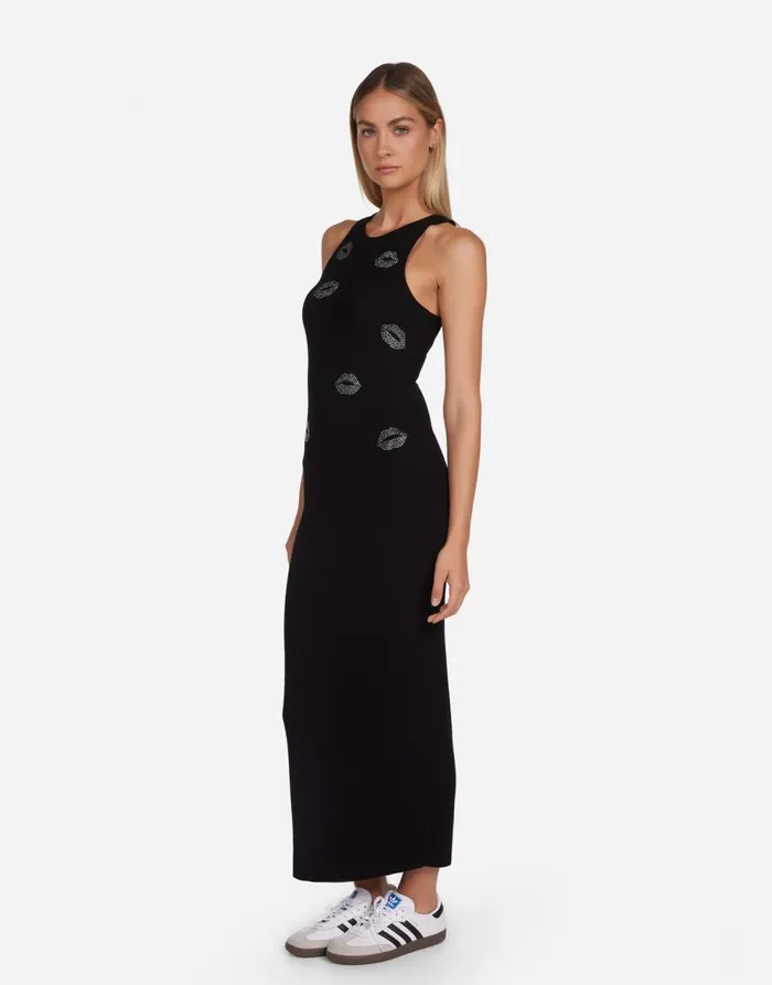 Women039s Bettina Stud Kisses Black Lauren Moshi Dresses