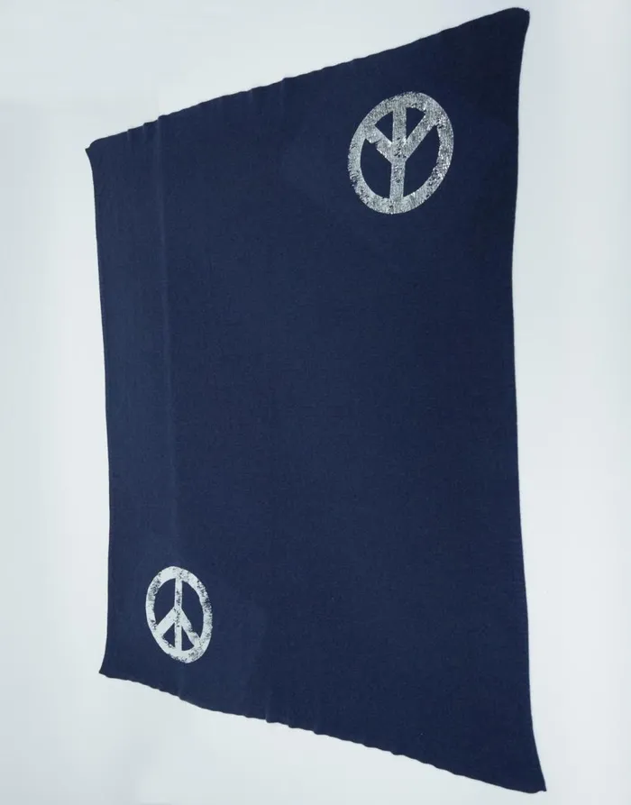 Women039s Bexley Foil Vintage Peace Navy Lauren Moshi Sweaters and Knits Women039s Bexley Foil Vintage Peace Navy Lauren Moshi Sweaters and Knits