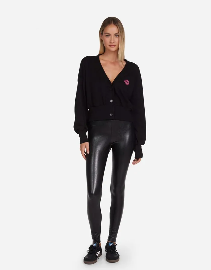 Women039s Camas Peace Roses Black Lauren Moshi Sweaters and Knits