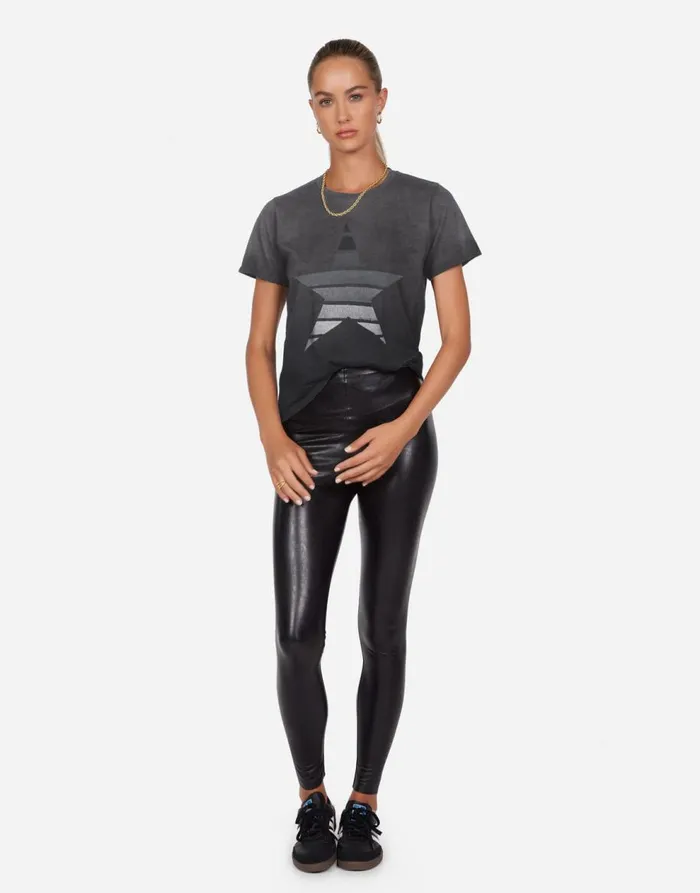 Women039s Croft Ombre Star Jet Black Ombre Lauren Moshi Short Sleeve