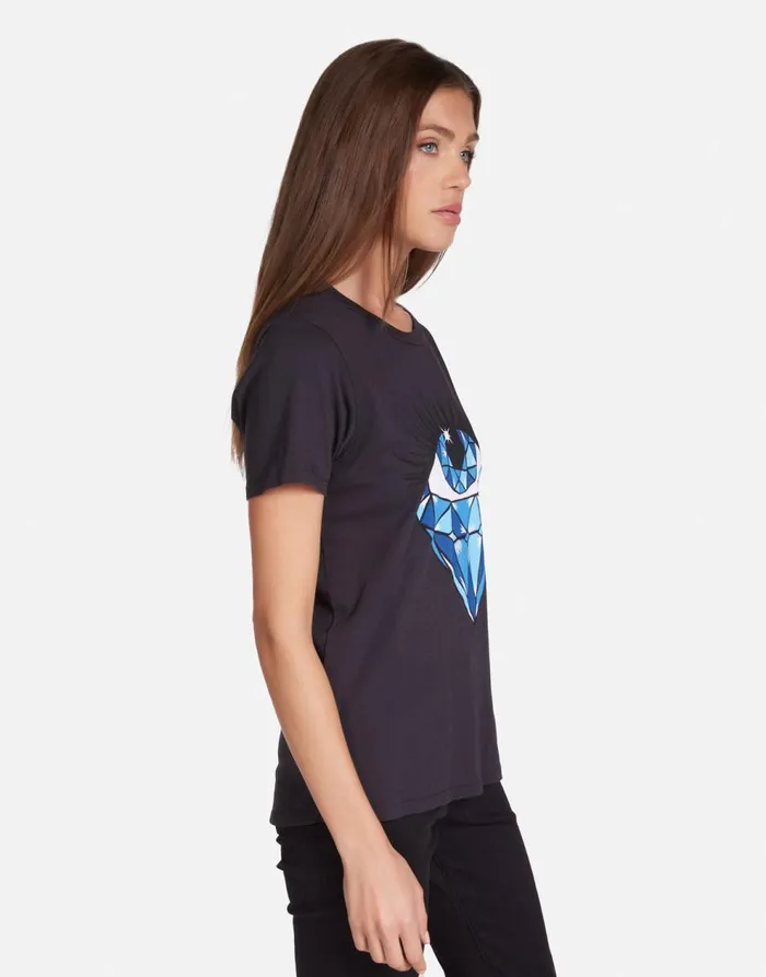 Women039s Croft Sapphire Eye Onyx Lauren Moshi Short Sleeve