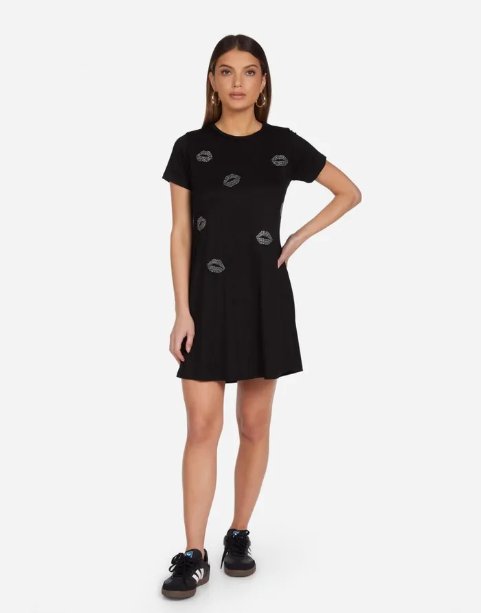 Women039s Dania Stud Kisses Black Lauren Moshi Dresses