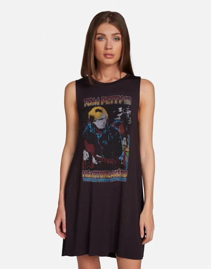Women039s Deanna Tom Petty Rock N Roll Onyx Lauren Moshi Dresses