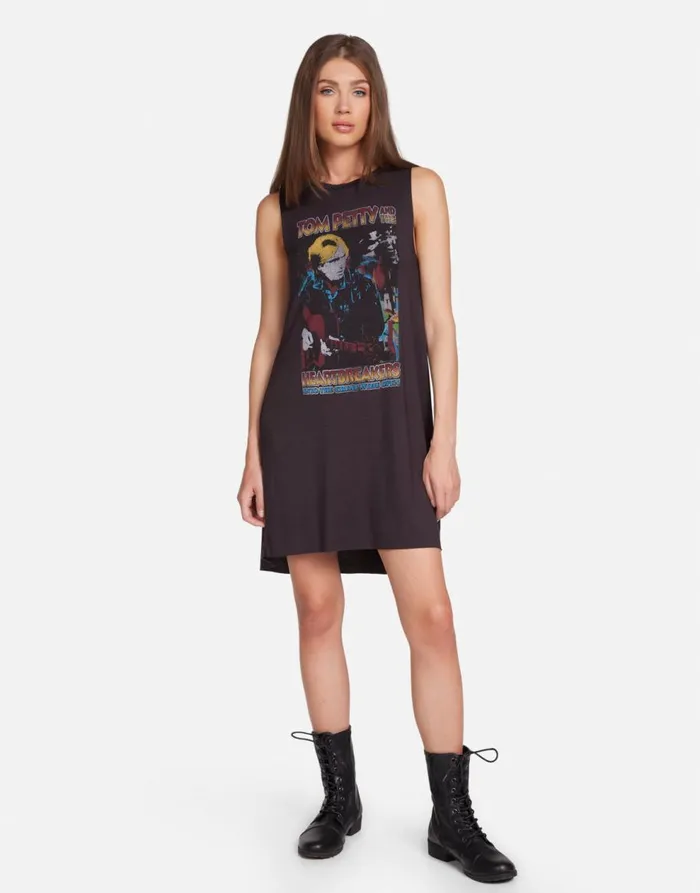 Women039s Deanna Tom Petty Rock N Roll Onyx Lauren Moshi Dresses
