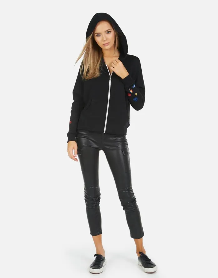 Women039s Destiny NY Hand Elements Black Lauren Moshi Hoodies