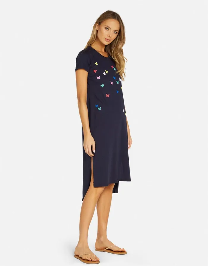 Women039s Genesis Mini Butterflies Navy Lauren Moshi Dresses