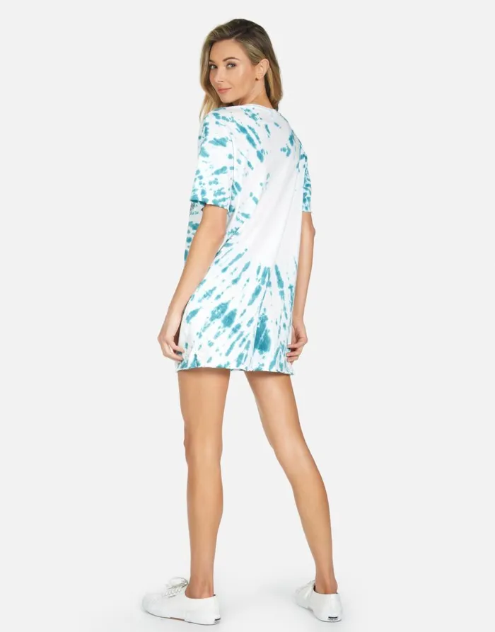 Women039s Geneva Peace Hippie Teal Splash Lauren Moshi Dresses