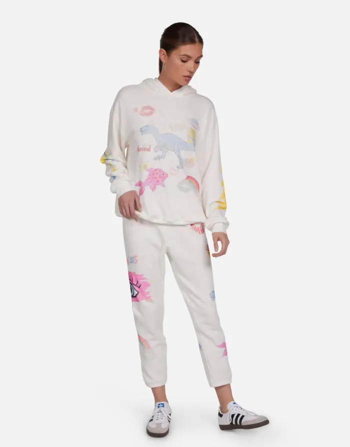 Women039s Harmony Dino Elements Milk Lauren Moshi Hoodies