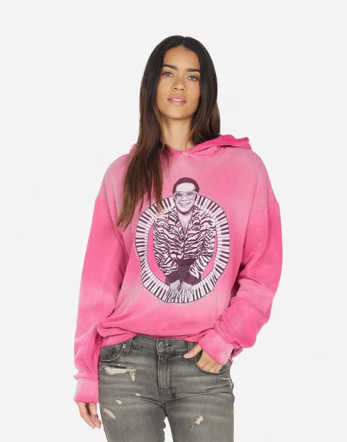 Women039s Harmony Elton John Piano Faded Magenta Lauren Moshi Hoodies