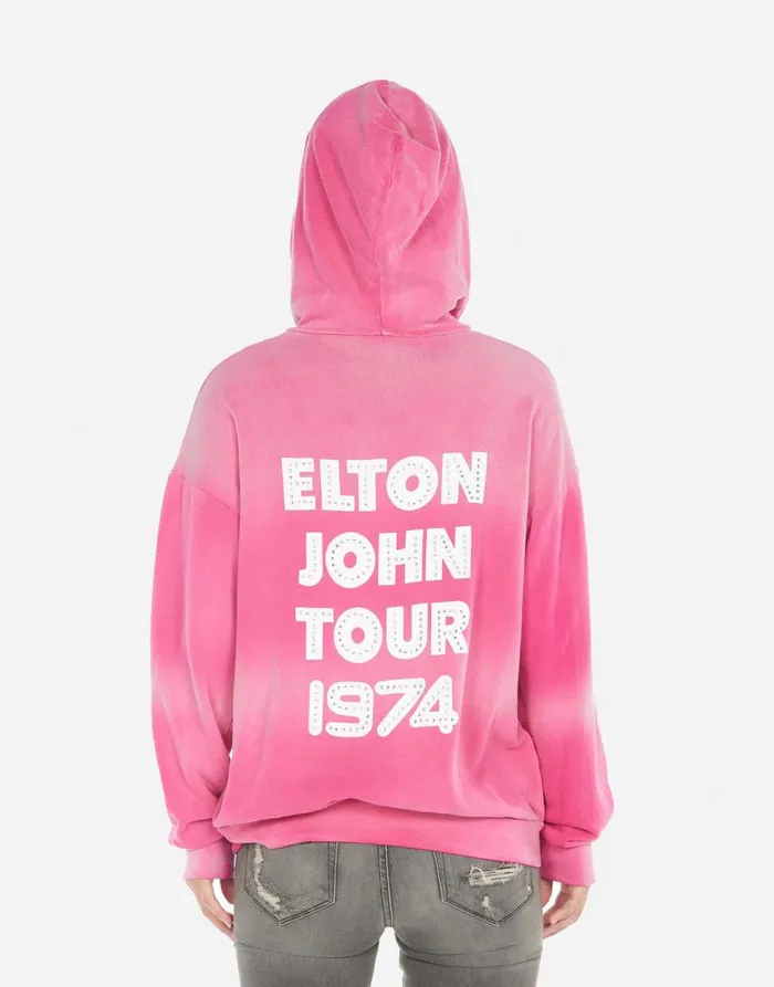 Women039s Harmony Elton John Piano Faded Magenta Lauren Moshi Hoodies