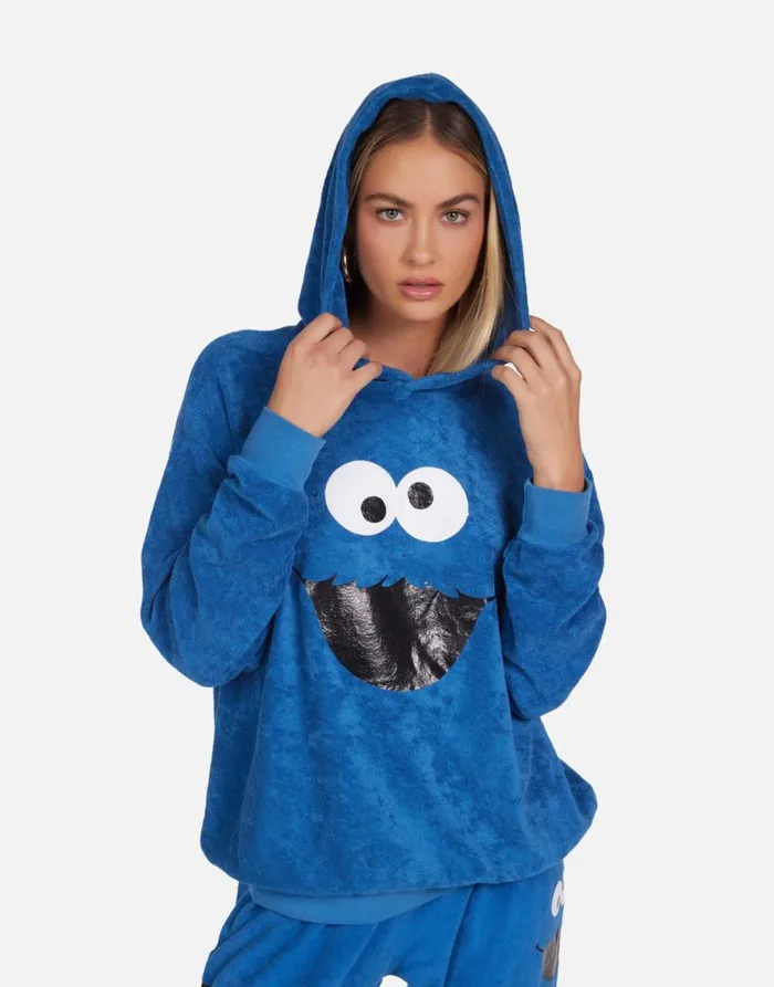 Women039s Harmony Foil Cookie Monster Riptide Lauren Moshi Long Sleeve