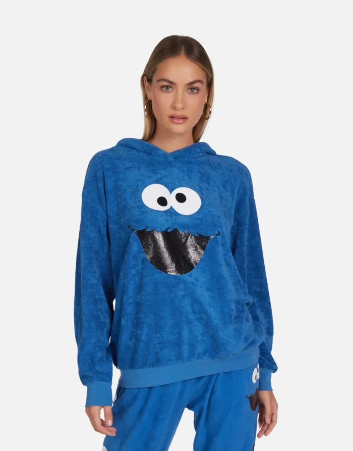 Women039s Harmony Foil Cookie Monster Riptide Lauren Moshi Long Sleeve