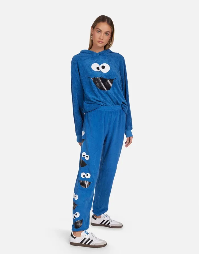Women039s Harmony Foil Cookie Monster Riptide Lauren Moshi Long Sleeve