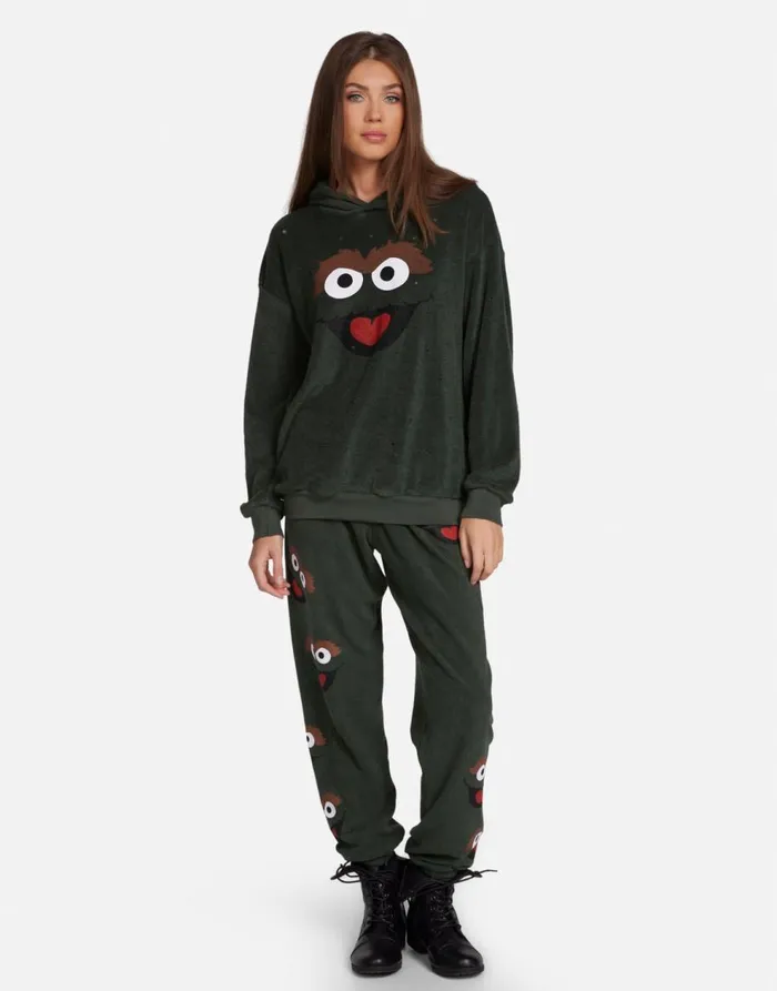 Women039s Harmony Oscar The Grouch Dark Ivy Lauren Moshi Hoodies