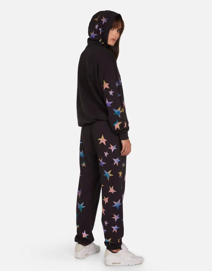 Women039s Harmony Rainbow Stars Onyx Lauren Moshi Hoodies