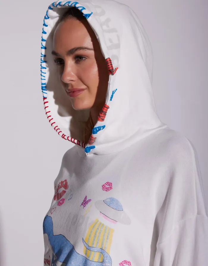 Women039s Harmony X Dino Elements Milk Lauren Moshi Hoodies