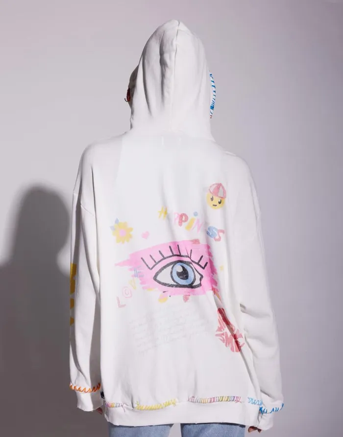 Women039s Harmony X Dino Elements Milk Lauren Moshi Hoodies