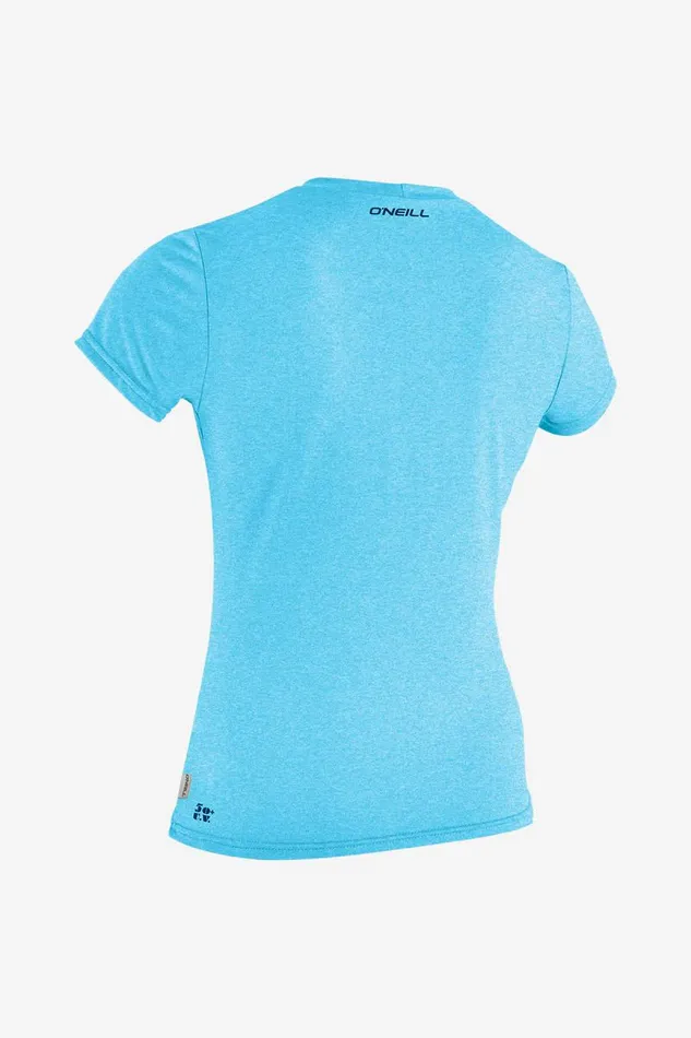 WOMEN039S HYBRID SS SUN SHIRT Turquoise Women O039NEILL Women039S Wetsuits