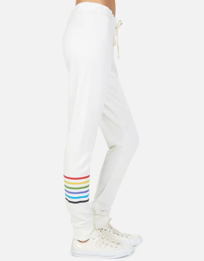 Women039s Jess Bone Diamond Milk Lauren Moshi Long Sweatpants