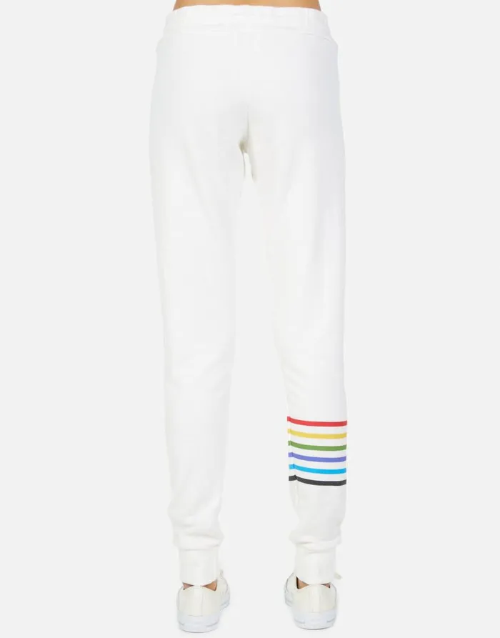 Women039s Jess Bone Diamond Milk Lauren Moshi Long Sweatpants