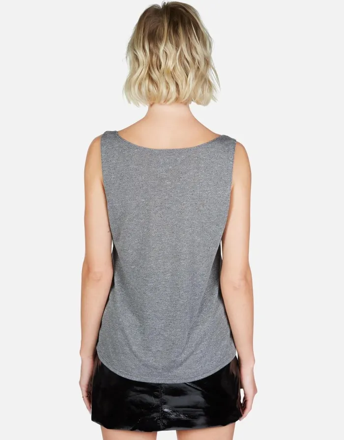 Women039s Julianna Elements Lip Heather Grey Lauren Moshi Tanks