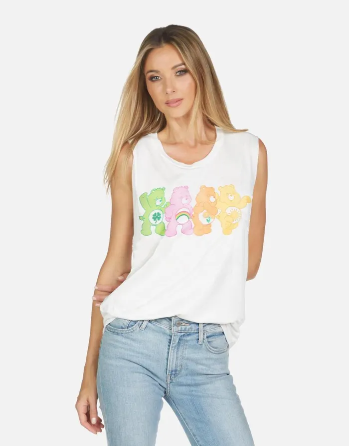 Women039s Kel X Care Bears Milk Lauren Moshi Tanks