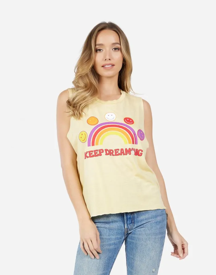 Women039s Kinzington Keep Dreaming Pollen Lauren Moshi Tanks