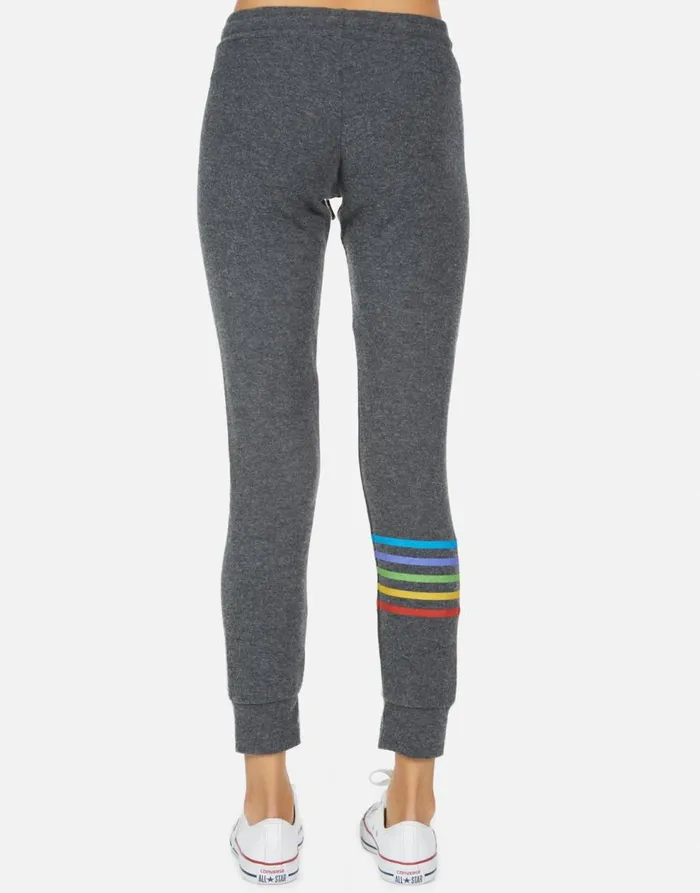 Women039s Kizzy Bone Diamond Heather Black Lauren Moshi Long Sweatpants
