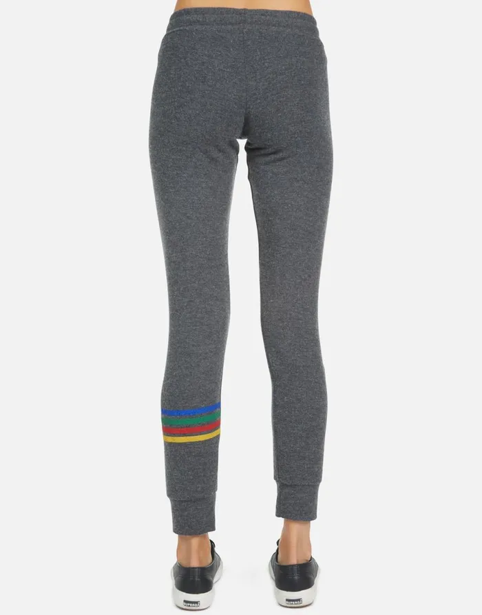 Women039s Kizzy Lucky Elements Heather Black Lauren Moshi Long Sweatpants
