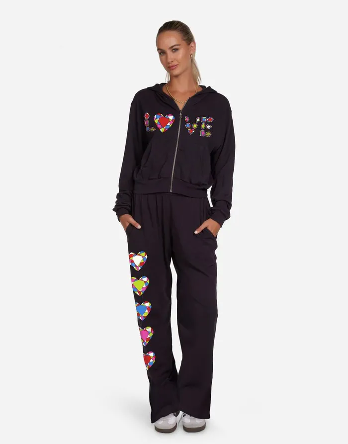 Women039s Lachelle Diamond Evil Eye Black Lauren Moshi Long Sleeve