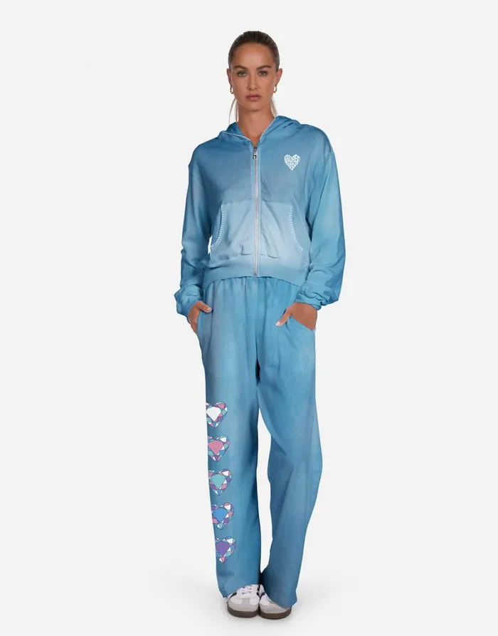 Women039s Lachelle Diamond Evil Eye Faded Blue Marine Lauren Moshi Long Sleeve