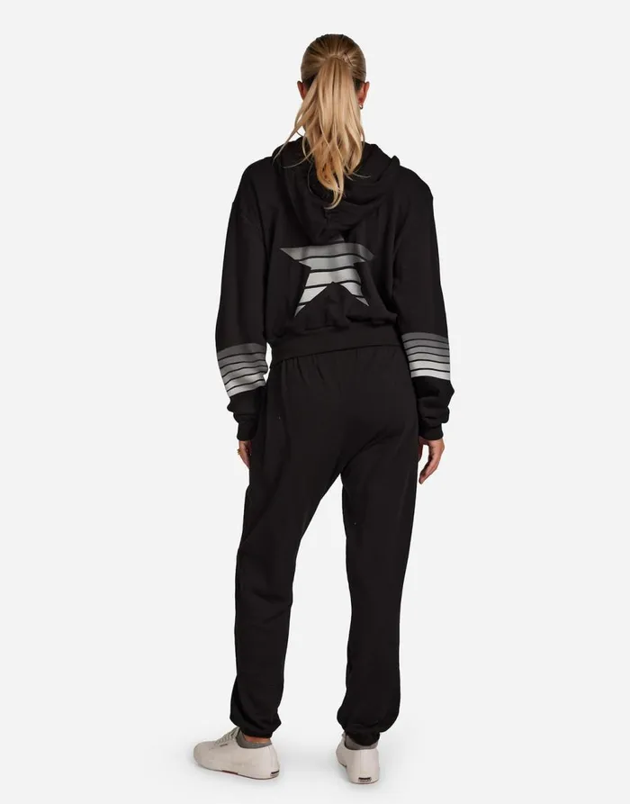 Women039s Lachelle Ombre Star Black Lauren Moshi Long Sleeve