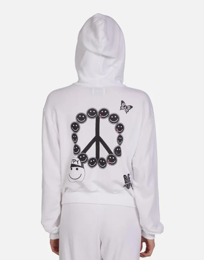 Women039s Lachelle Peace Elements White Lauren Moshi Hoodies
