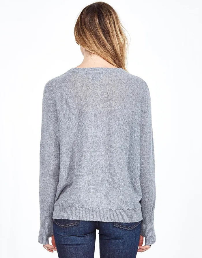 Women039s Ladona Vintage Peace Charcoal Lauren Moshi Sweaters and Knits