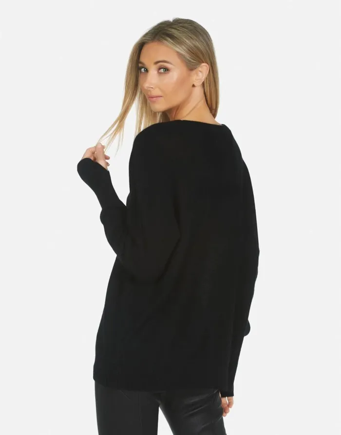 Women039s Ladona X Vampire Lip Black Lauren Moshi Long Sleeve