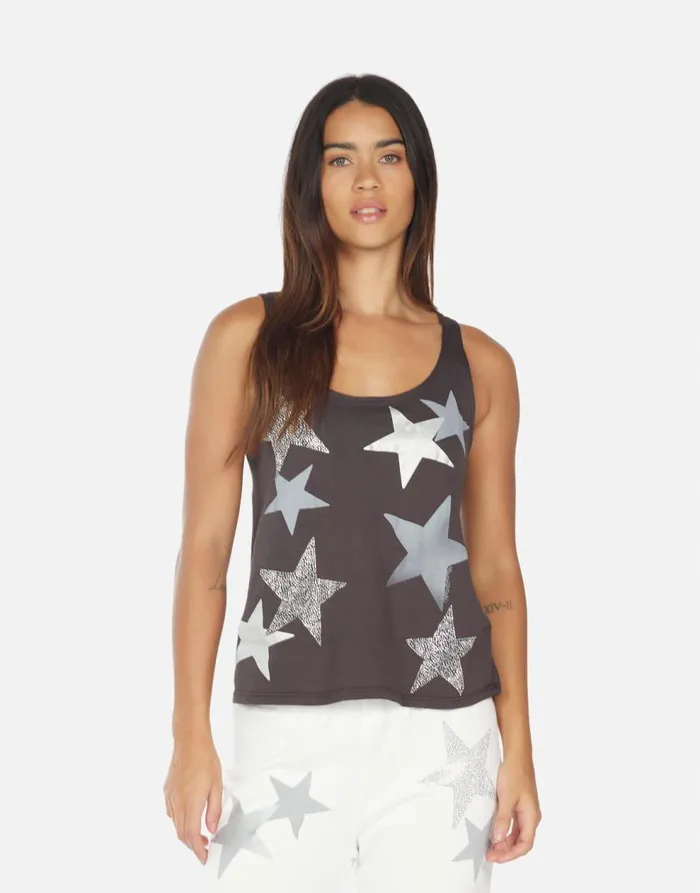 Women039s Maisie Crystal Multi Stars Onyx Lauren Moshi Tanks