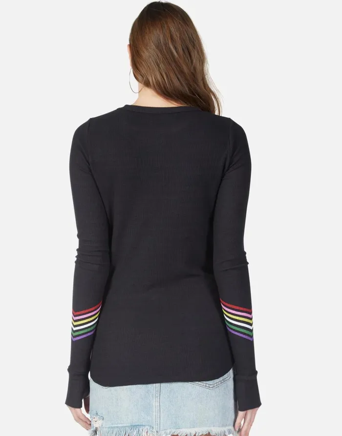 Women039s McKinley Neon Signs Onyx Lauren Moshi Long Sleeve