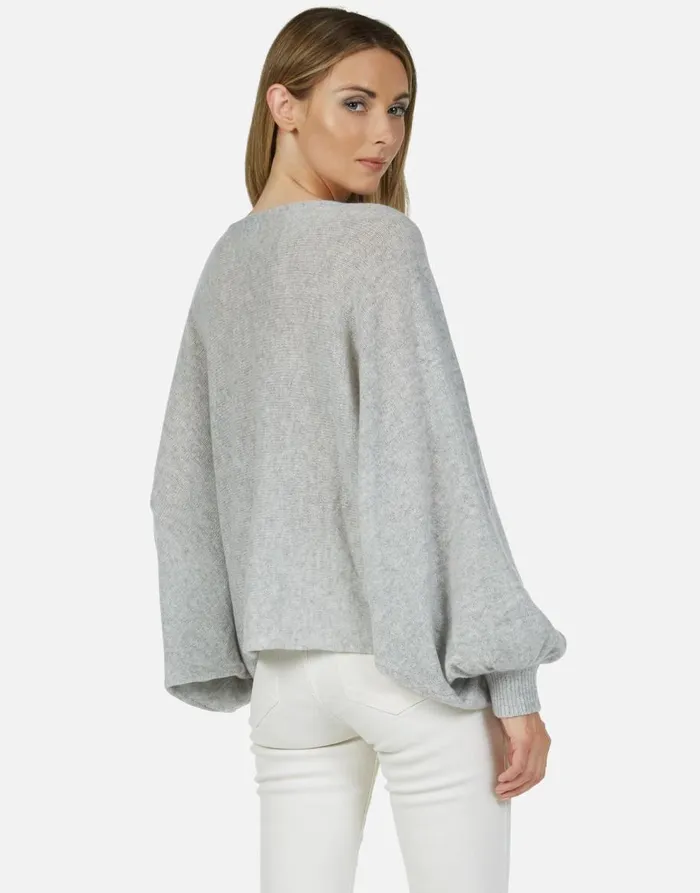 Women039s Sash Feather Rainbow Heather Grey Lauren Moshi Sweaters and Knits