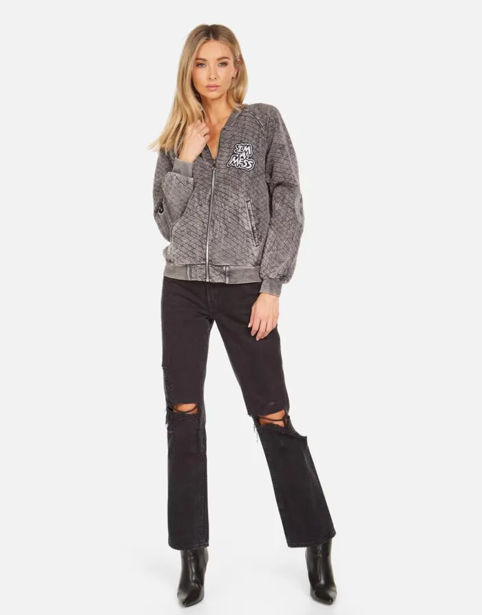 Women039s Sherine X Crystal Tiger Peace Black Mineral Lauren Moshi Jackets