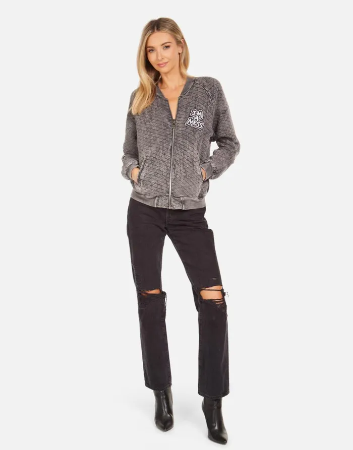 Women039s Sherine X Crystal Tiger Peace Black Mineral Lauren Moshi Jackets