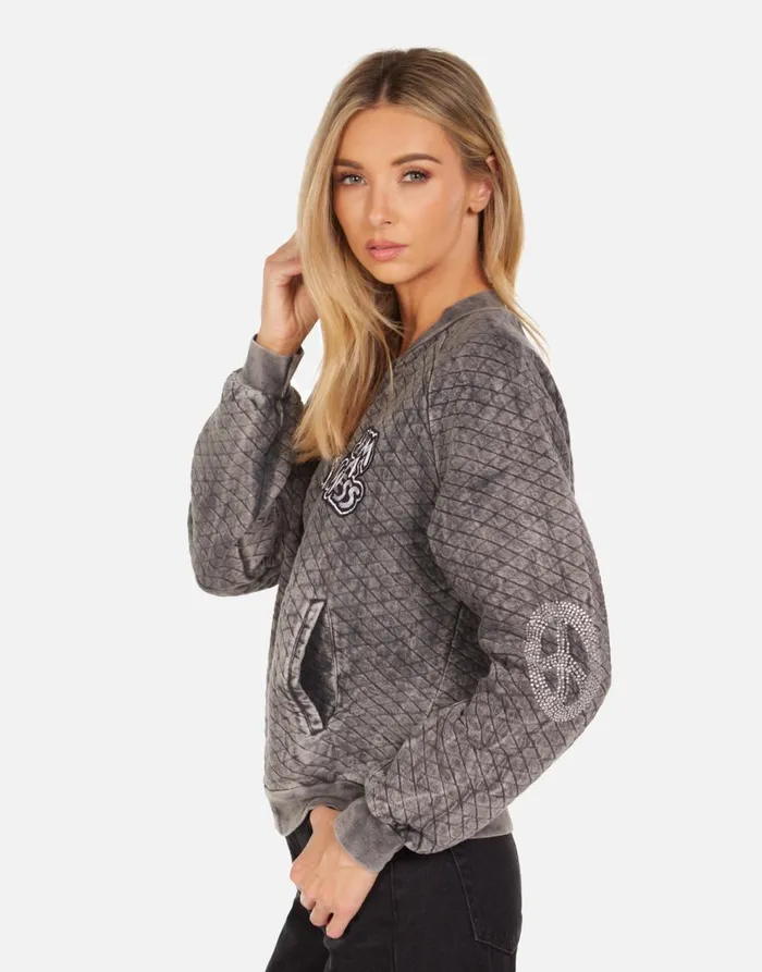 Women039s Sherine X Crystal Tiger Peace Black Mineral Lauren Moshi Jackets