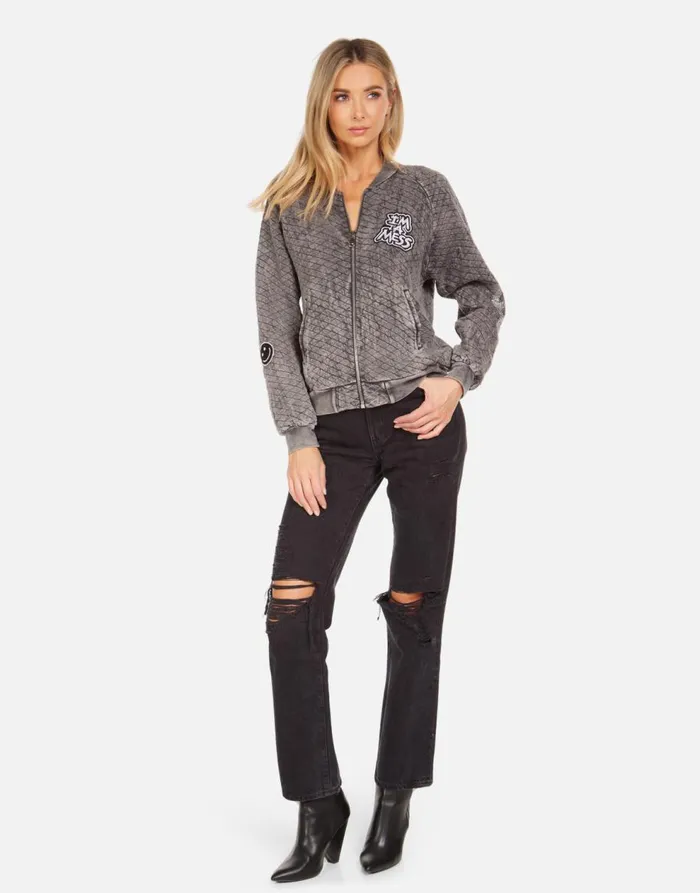 Women039s Sherine X Crystal Tiger Peace Black Mineral Lauren Moshi Jackets