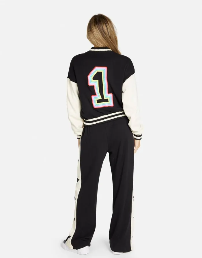 Women039s Taissa 1 Love Rainbow Lip Blackbone Lauren Moshi Jackets