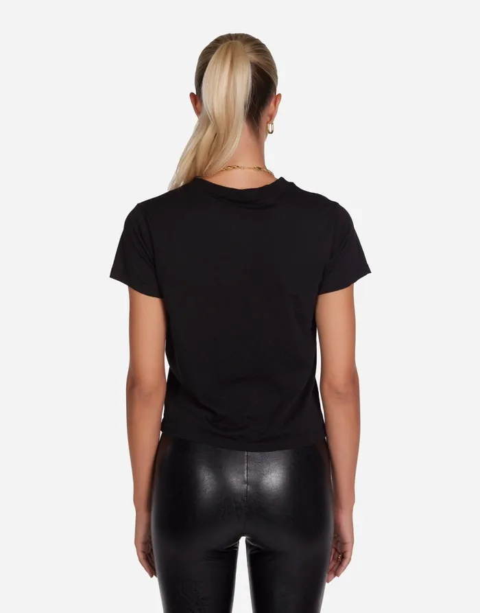 Women039s Ursula Butterfly Evil Eye Black Lauren Moshi Short Sleeve