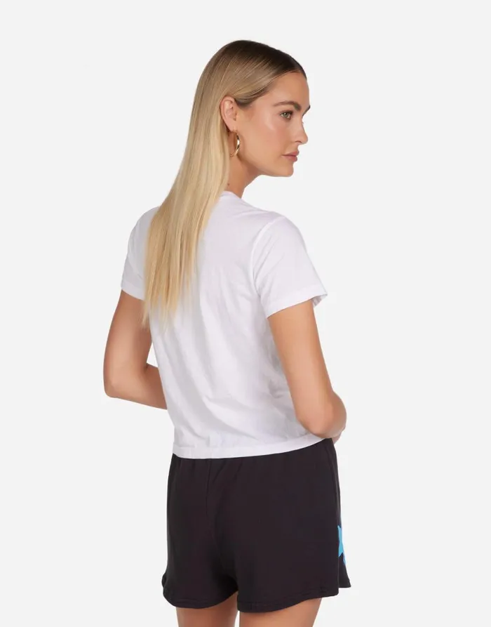 Women039s Ursula Color Crystal Multi Stars White Lauren Moshi Short Sleeve