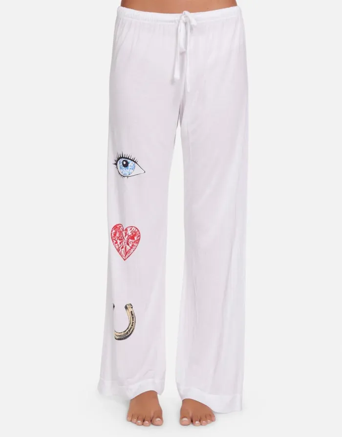 Women039s Waverly I Love U White Lauren Moshi Short Sleeve