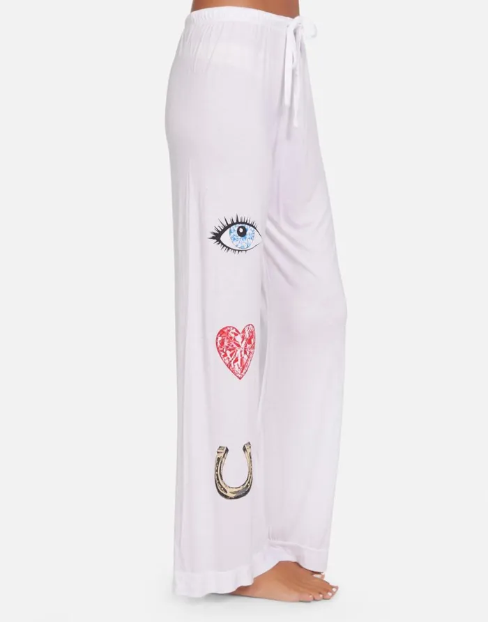 Women039s Waverly I Love U White Lauren Moshi Short Sleeve