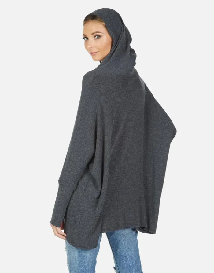 Women039s Wilma Bone Diamond Heather Black Lauren Moshi Hoodies