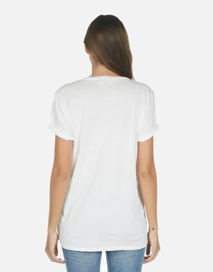 Women039s Wolf Rainbow Lightning Eye Milk Lauren Moshi Short Sleeve