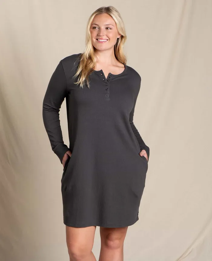 Women8217s ToadandCo Ponderosa Long Sleeve Dress Soot Dresses